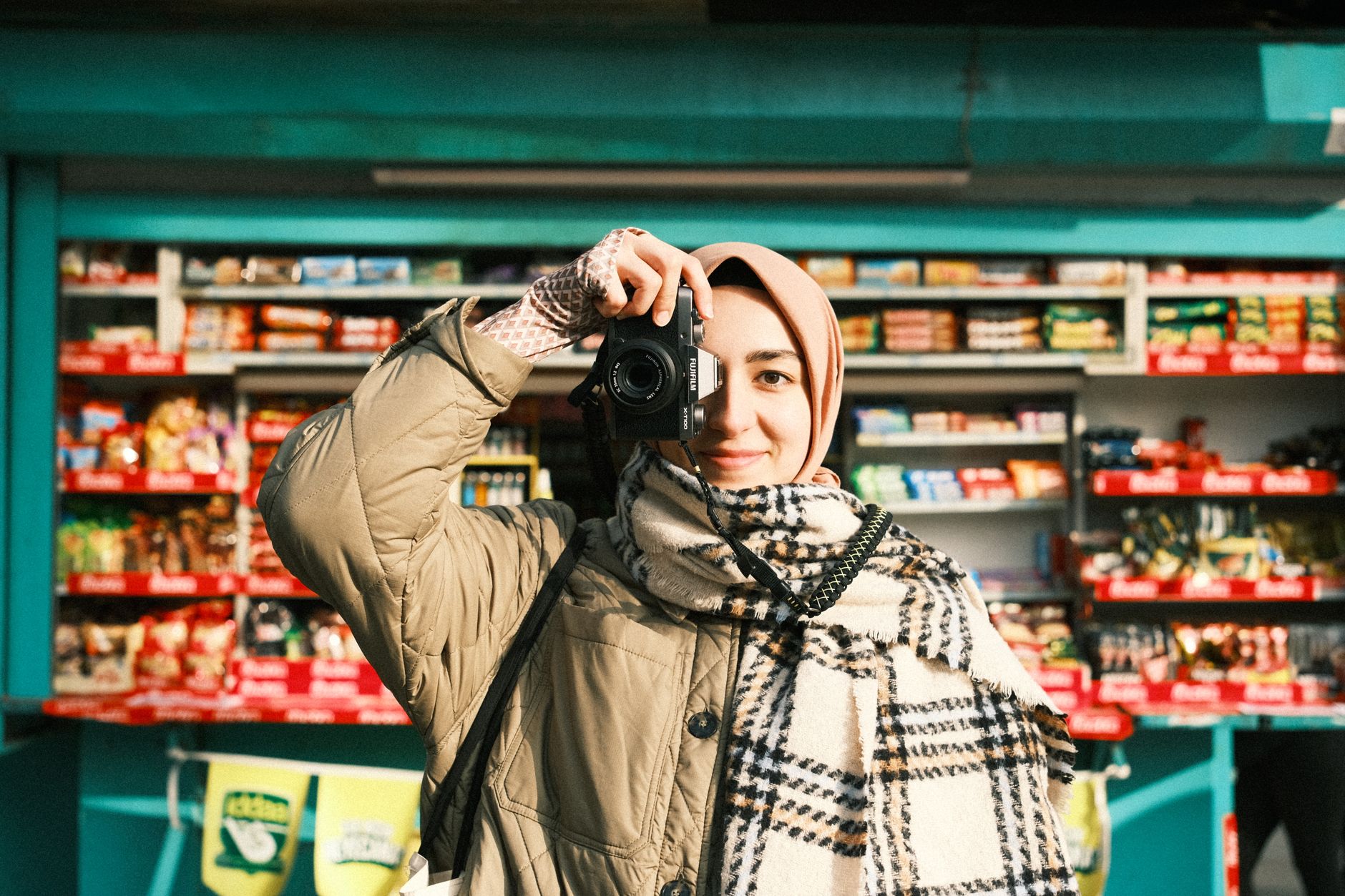 Fotocamera usa e getta in negozio